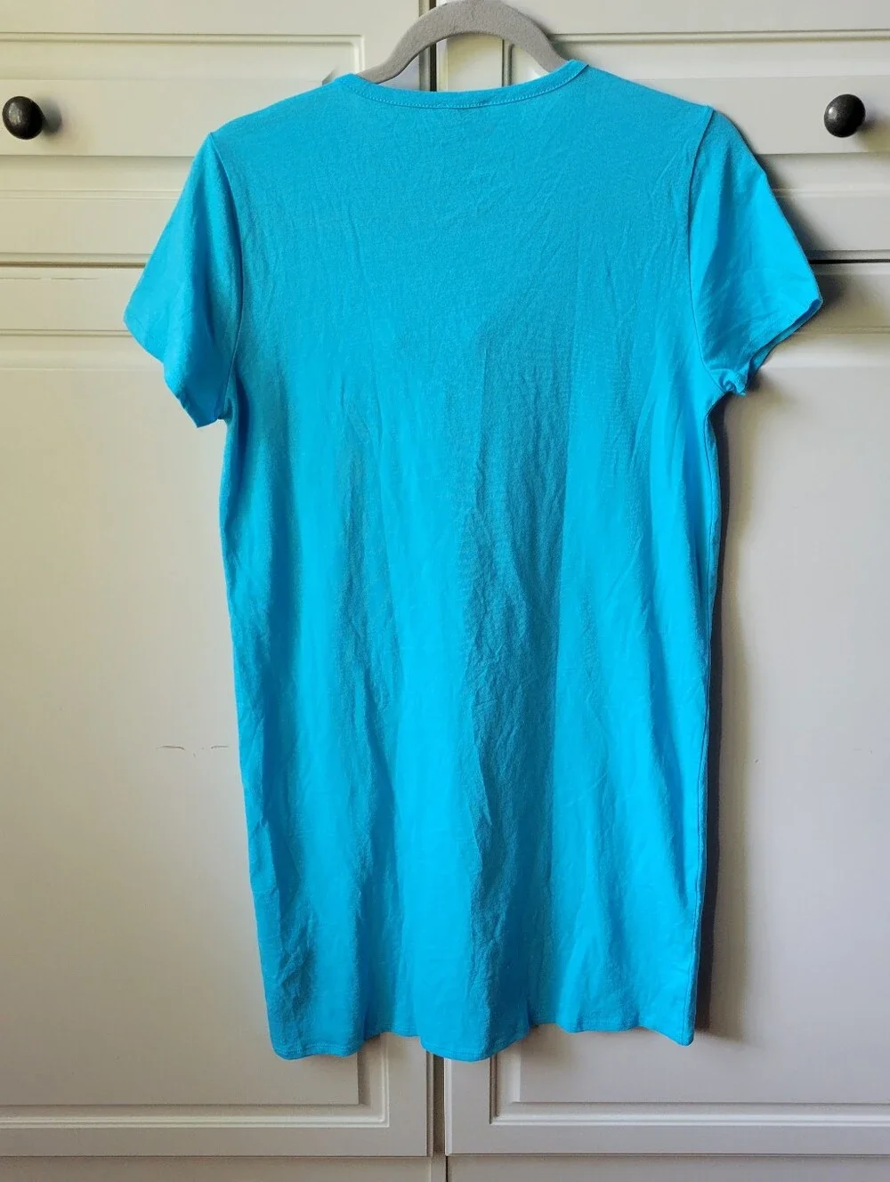 J CREW T SHIRT DRESS Blue Small Nwt